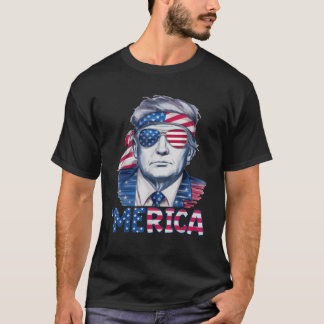 ドナルド・トランプが2024年にアメリカ合衆国メリカ国旗Suを獲得 Tシャツ
