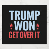 ドナルド・トランプが2024年に乗り越えるトランプ・ウォン ビールラベル (シングルラベル)