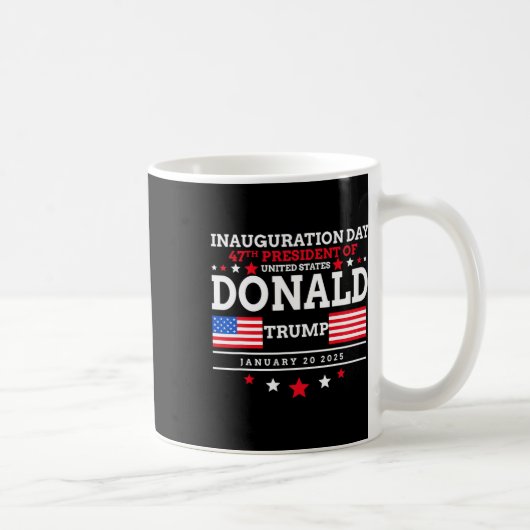 ドナルド・トランプが2024年に選挙就任式の男性を獲得 コーヒーマグカップ (右)
