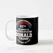 ドナルド・トランプが2024年に選挙就任式の男性を獲得 コーヒーマグカップ (左)