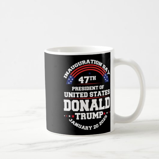 ドナルド・トランプが2024年に選挙就任式の男性を獲得 コーヒーマグカップ (右)