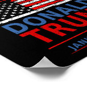 ドナルド・トランプが2024年に選挙就任式の男性を獲得 ポスター (角)