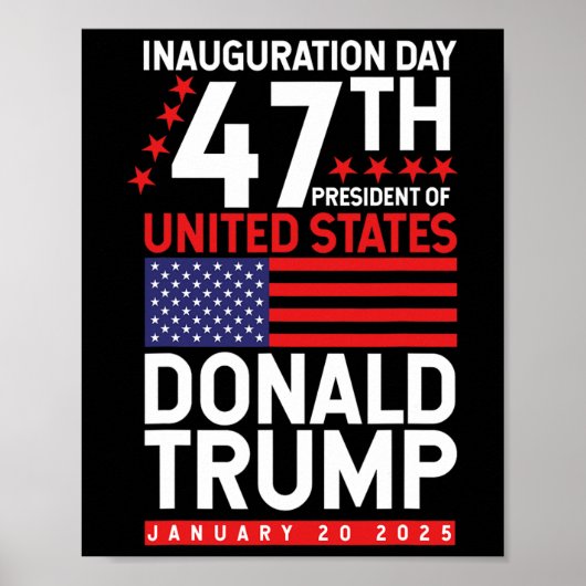 ドナルド・トランプが2024年に選挙就任式の男性を獲得 ポスター (正面)