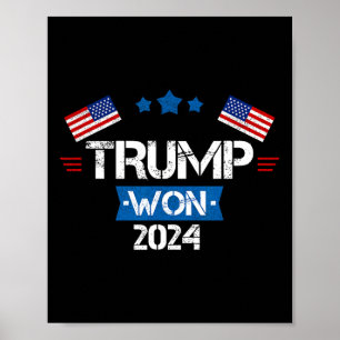 ドナルド・トランプが2024年に選挙就任式の男性を獲得 ポスター