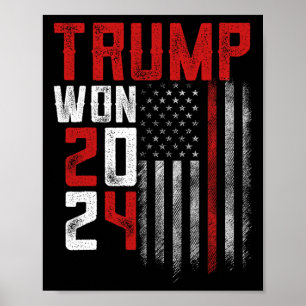 ドナルド・トランプが2024年に選挙就任式の男性を獲得 ポスター