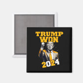 ドナルド・トランプが2024年に選挙就任式の男性を獲得 マグネット (正面/裏面)
