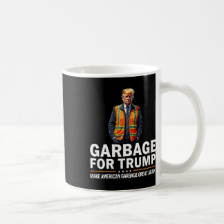 ドナルド・トランプごみオレンジ反射安全ベスト コーヒーマグカップ