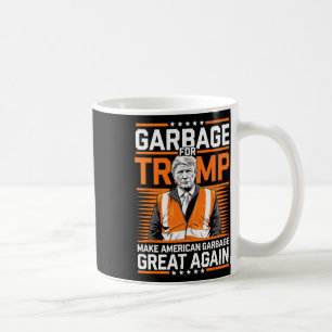 ドナルド・トランプごみオレンジ反射安全ベスト コーヒーマグカップ