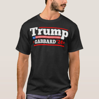 ドナルド・トランプとトゥルシ・ガバード2024 大統領の Tシャツ