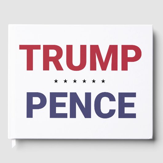 ドナルド・トランプとマイク・ペンス(2020年米国選挙) ゲストブック (正面)