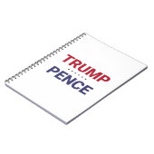 ドナルド・トランプとマイク・ペンス（2020年米国選挙） ノートブック (左側)