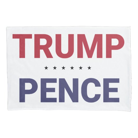 ドナルド・トランプとマイク・ペンス（2020年米国選挙） 枕カバー (正面)