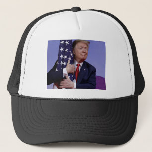 ドナルド・トランプと米国国旗 キャップ