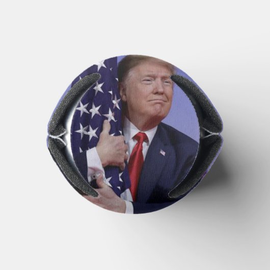 ドナルド・トランプと米国国旗 缶クーラー (ボトム)