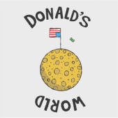 ドナルド・トランプとMAGAグローバル政治2025 シール (正面)