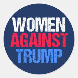 ドナルド・トランプに反対する女性 ラウンドシール
