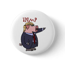 ドナルド・トランプのおもしろいなブタの政治漫画