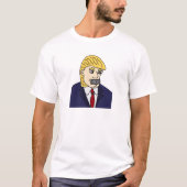 ドナルド・トランプのおもしろいな反政治漫画 Tシャツ (正面)