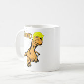 ドナルド・トランプのおもしろマグカップT. Rump Dinosaur コーヒーマグカップ (正面左)