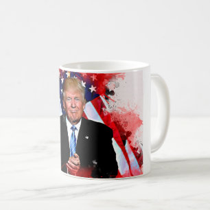 ドナルド・トランプのお祝いのマグ コーヒーマグカップ