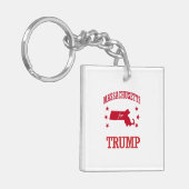 ドナルド・トランプのためのマサチューセッツ キーホルダー (正面左)