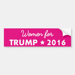 ドナルド・トランプのための女性 バンパーステッカー