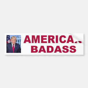 ドナルド・トランプのアメリカ人Badass 2020年 バンパーステッカー