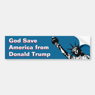 ドナルド・トランプのアンチGopからの神の保存アメリカ バンパーステッカー
