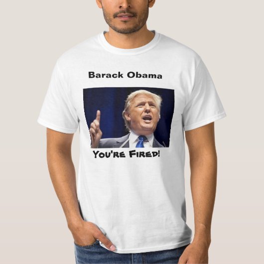 ドナルド・トランプのキャンペーンワイシャツ Tシャツ (正面)