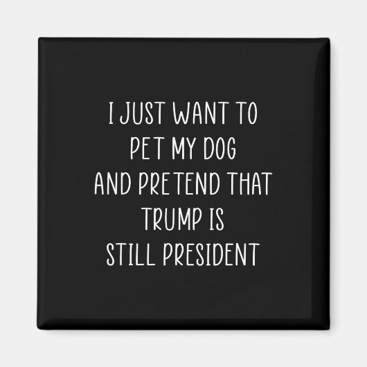 ドナルド・トランプのギフトは私の犬の共和党の保守派をペット マグネット (正面)