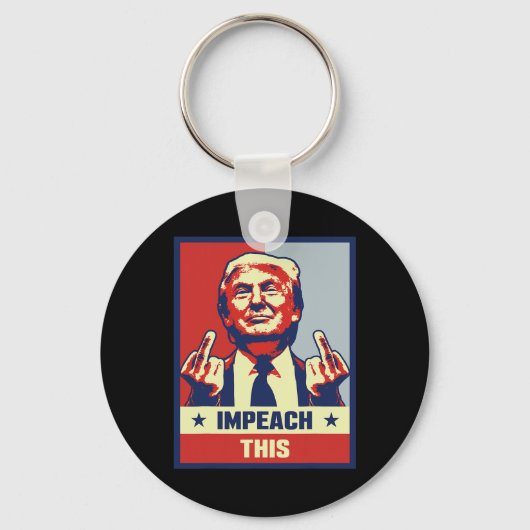ドナルド・トランプのギフト共和党の保守的な弾劾 キーホルダー (正面)