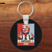 ドナルド・トランプのギフト共和党の保守的な弾劾 キーホルダー (正面)