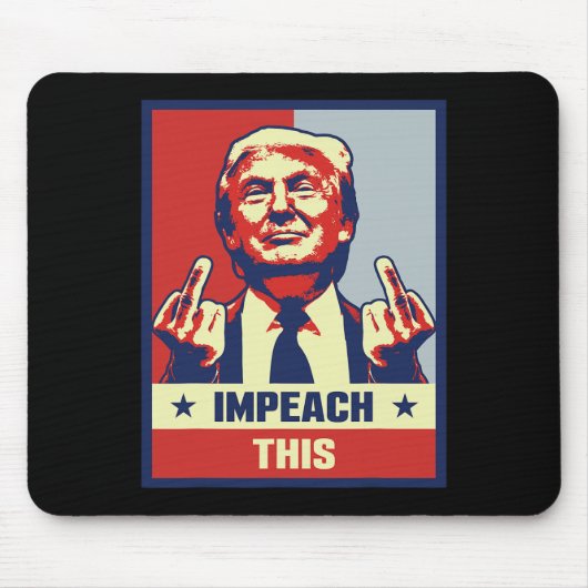 ドナルド・トランプのギフト共和党の保守的な弾劾 マウスパッド (正面)