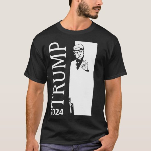 ドナルド・トランプのスカーフ Tシャツ (正面)