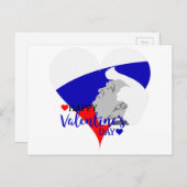 ドナルド・トランプのバレンタイン シーズンポストカード (正面/裏面)