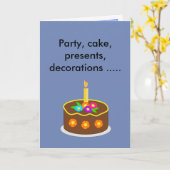 ドナルド・トランプのバースデー・カード -- "複雑になりました" カード (黄色い花)