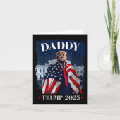 ドナルド・トランプのパパ おもしろTシャツ - ドナルド・トランプのパパ カード (正面)