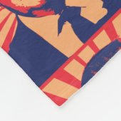 ドナルド・トランプのプロパガンダのスタイル フリースブランケット (角)