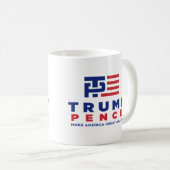 ドナルド・トランプのペニーの2016年の選挙運動 コーヒーマグカップ (正面右)