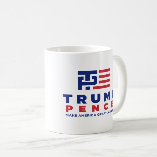ドナルド・トランプのペニーの2016年の選挙運動 コーヒーマグカップ (正面右)