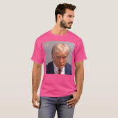 ドナルド・トランプのマグショット Tシャツ (正面フル)