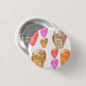 ドナルド・トランプのミツバチの巣のプリントPin 缶バッジ (正面&裏面)