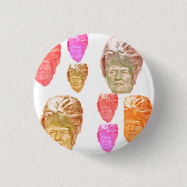 ドナルド・トランプのミツバチの巣のプリントPin 缶バッジ