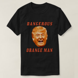 ドナルド・トランプのワイシャツ の危ないオレンジ人 Tシャツ