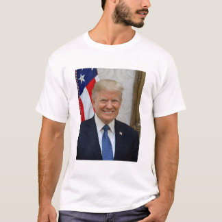 ドナルド・トランプの公式の大統領のなポートレート Tシャツ