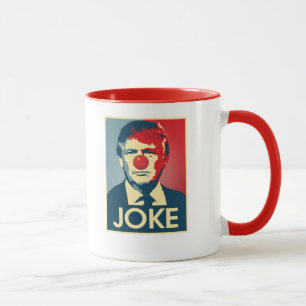 ドナルド・トランプの冗談 -- アンチ切札2016年- マグカップ