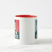 ドナルド・トランプの冗談 -- アンチ切札2016年- マグカップ (中央)