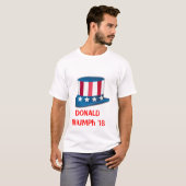 ドナルド・トランプの勝利の米国市民帽子米国2016年 Tシャツ (正面フル)