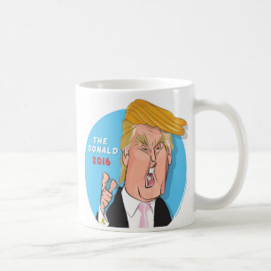 ドナルド・トランプの喜劇的な漫画の風刺漫画のコーヒー・マグ コーヒーマグカップ