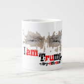 ドナルド・トランプの大統領はアメリカを素晴らしく再度させます ジャンボコーヒーマグカップ (正面)